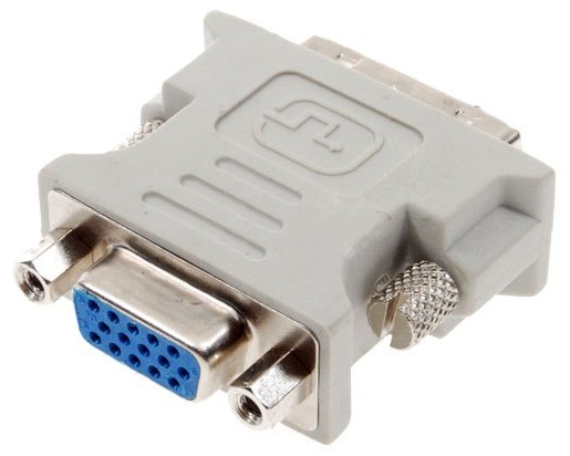 Adaptador SVGA Hembra á DVI Macho