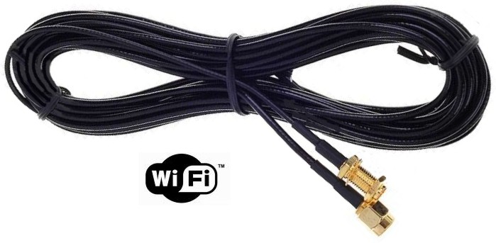 Cable Antena Wireless Extensión 6 Mts