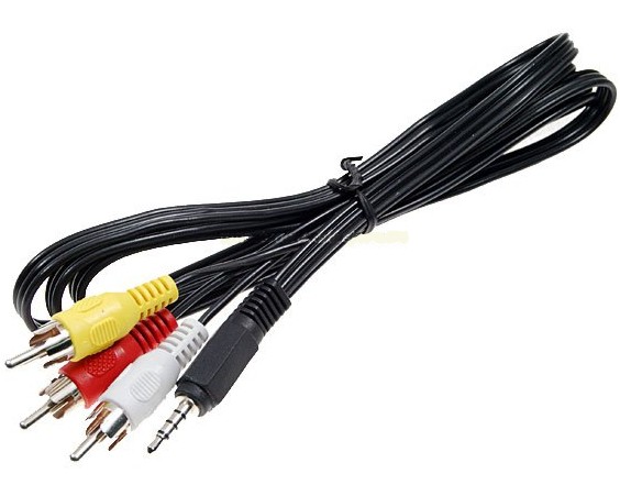 Cable Audio/Video RCA á Jack 3.5mm
