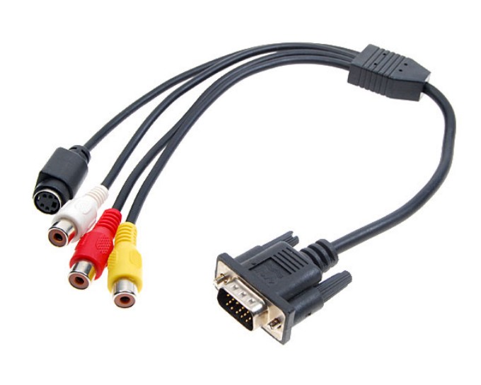 Cable SVGA á AV/S-Video