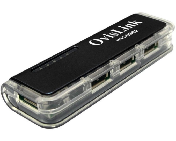 Hub Ovislink USB 4 Puertos 2.0