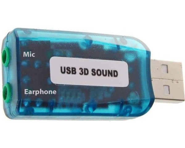 Tarjeta Sonido Externa USB Surround